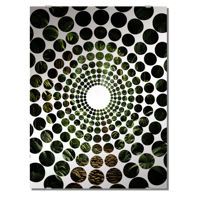 Awan - Miroir mural jungle MIR134985, 40 po x 30 po