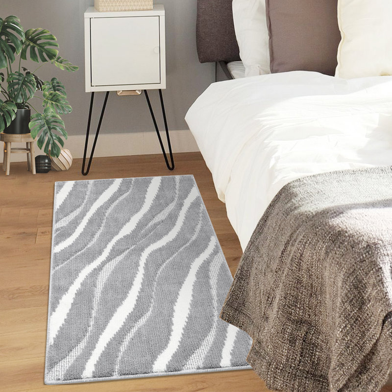 Jaemi Washable Abstract Indoor Rug, Rectangle 2' x 3'