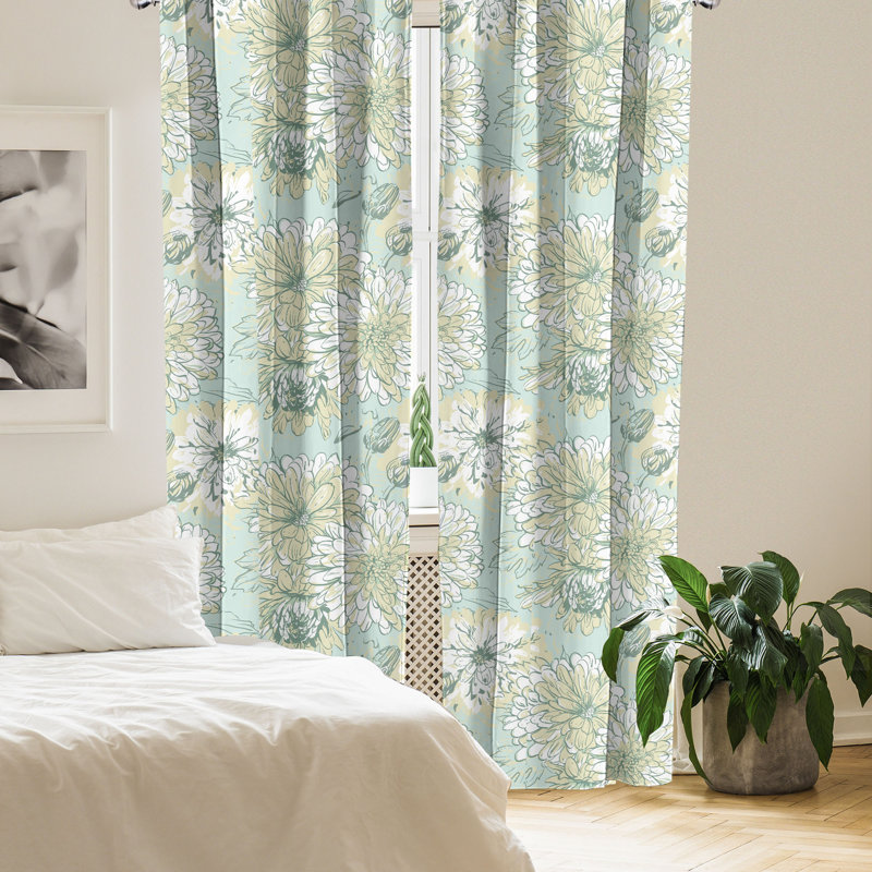 Semi Sheer Curtain Pair, 28" W x 95" L