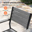 Deen Auminum Stackable Outdoor Dining Armchair-914259913-915251141