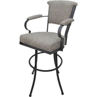 Tabouret pivotant en métal Bethel