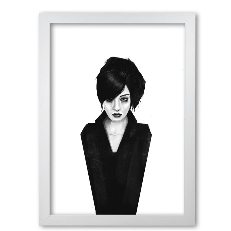 The Widow by Mercedes Lopes Charro - Print, White Grain, 42 cm H x 29.7 cm W x 5 cm D