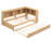 Daybed With Twin Trundle And Storage - Strong Wood Bed Frame Spacious Options Quality-401462059
