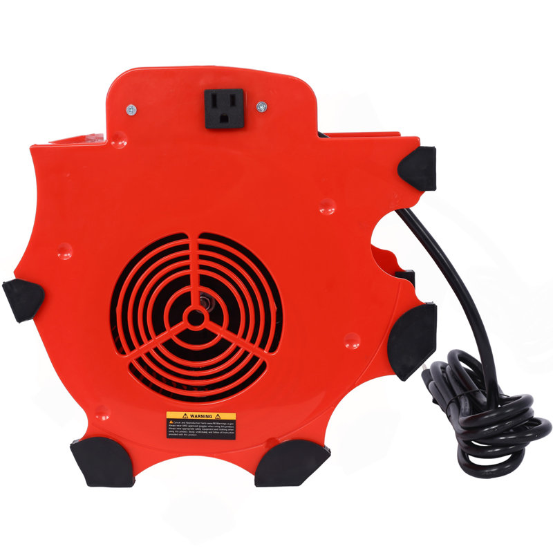 Séchoir à plancher et à tapis robuste à 3 vitesses - Transporteur d'air portatif avec 4 angles différents pour les sous-sols, les voitures ou les garages