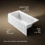 Archer® Alcove Bath with Bask Heated Surface, Integral Apron, Tile Flange-795335-74703779