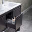 Ensemble de meuble-lavabo double avec miroir l 48 po x P 18 po x H 34 po Artemis-24551232