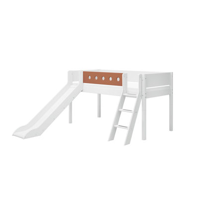 White Loft Bed Bed Frame