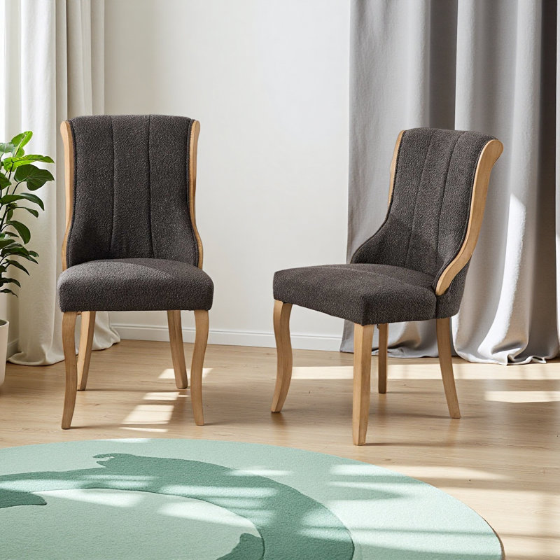 Ensemble de 2 chaises Snow, Gris