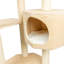 Arbre à chat 85 po en bois véritable de qualité supérieure