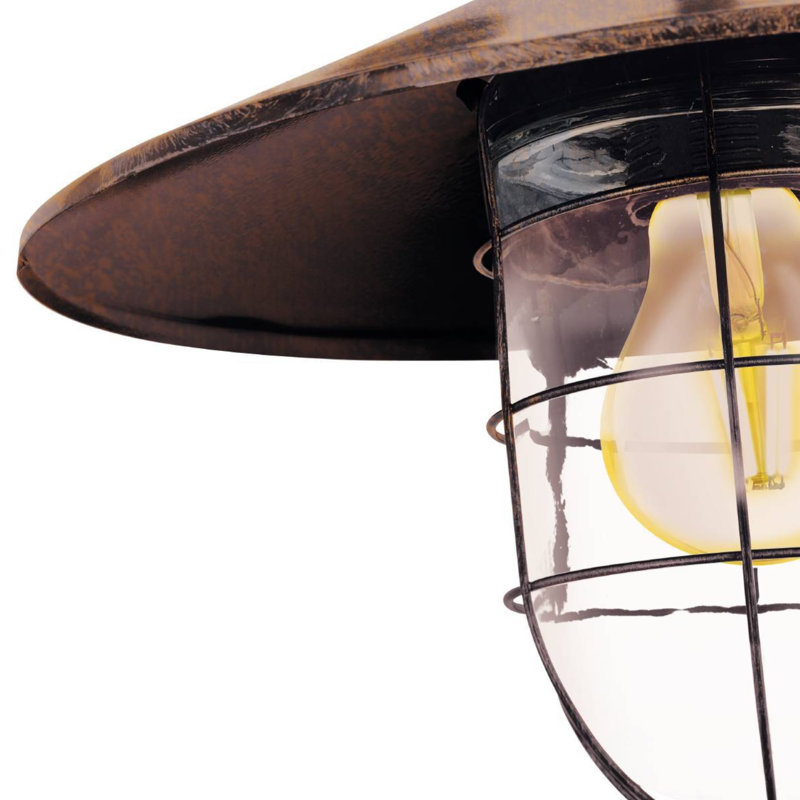Culver 25cm H Outdoor Barn Light, Copper-antique