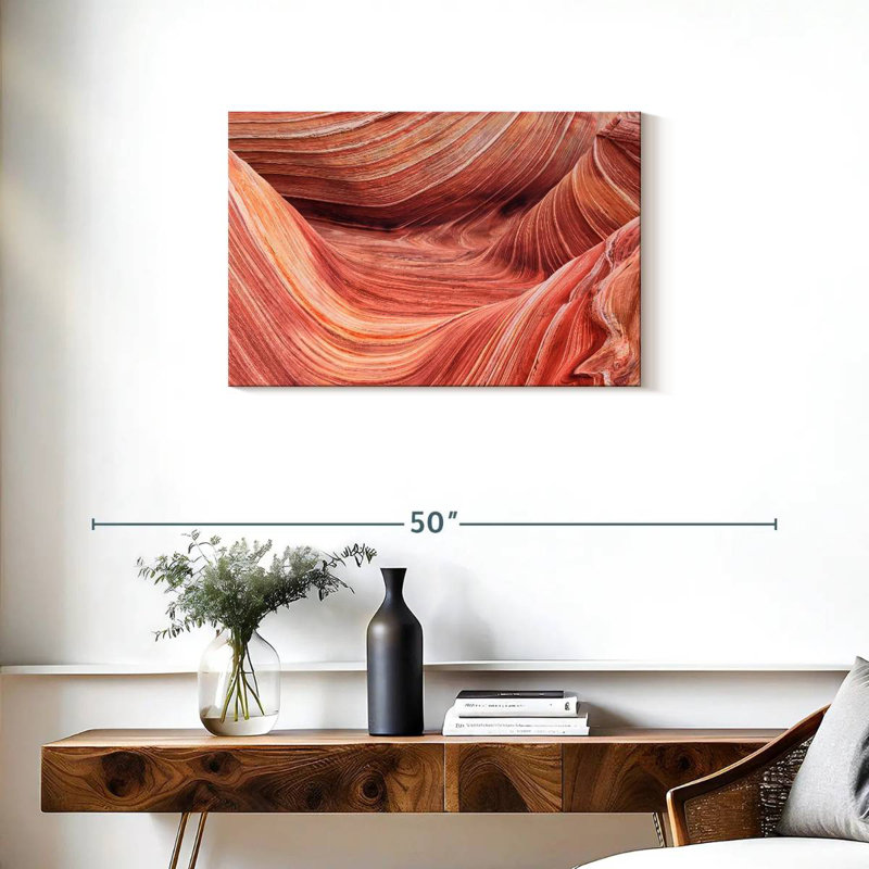 Alvord Wave Rock Formation, H 20 po x l 30 po