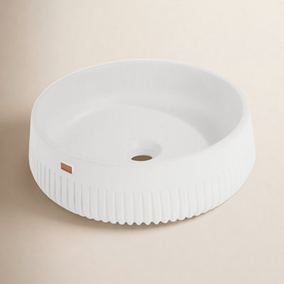 Papua Circular Concrete Vessel Sink