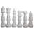 37" Giant Plastic Chess Set with Quick Fold Nylon Board