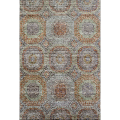 Premium Machine Washable Jerez AMF1221 Geometric Rug