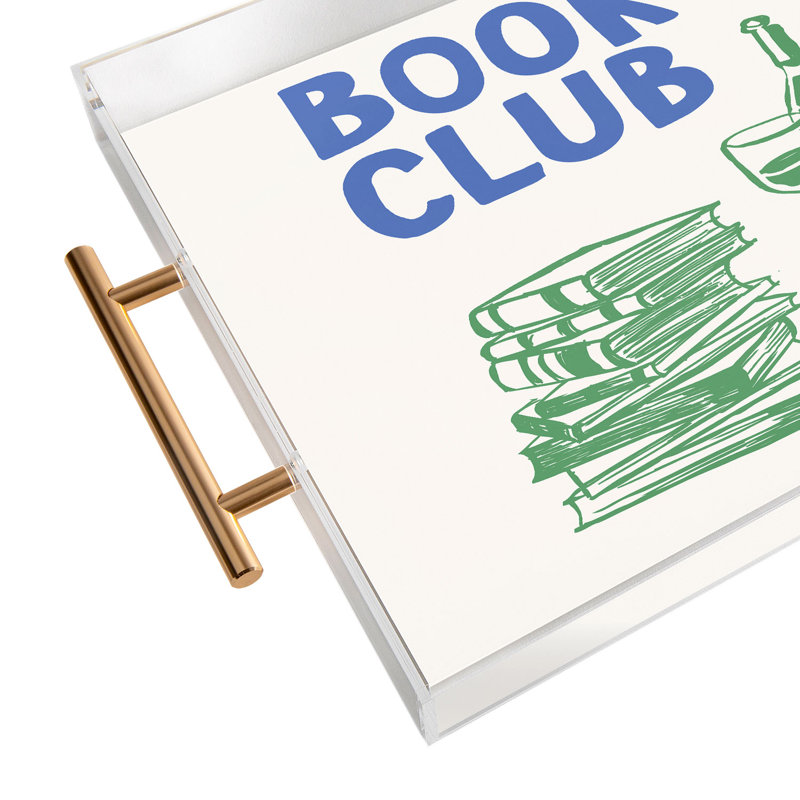 April Lane Art Book Club Acrylic Tray