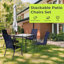 Ensemble de 4 chaises de patio empilables Ronda-824350955-824350953