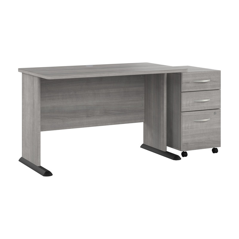 Ensemble de bureau d'ordinateur Studio A, Gris platine / gris platine
