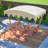 Waterproof Solid Wood Picnic Table And Bench With Detachable Canopy For Outdoor Spaces. Wood, 1.06 - Inch Tabletop, 1.18 Benches. Protects From Sun Rain, Open Sky Dining. Seats Six Comfortably,