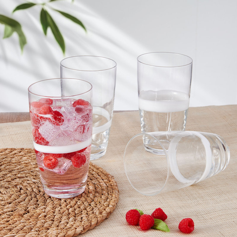 Fitz and Floyd Organic Band 19 oz. Highball Glasses