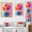 «Ryanne Abstract Geraniums In Summer Motion I - Geraniums», reproduction d'art sur toile encadrée-2086766858-2086766853-2086766852