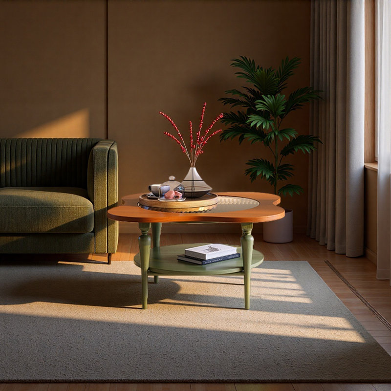 Table basse de style rétro classique français