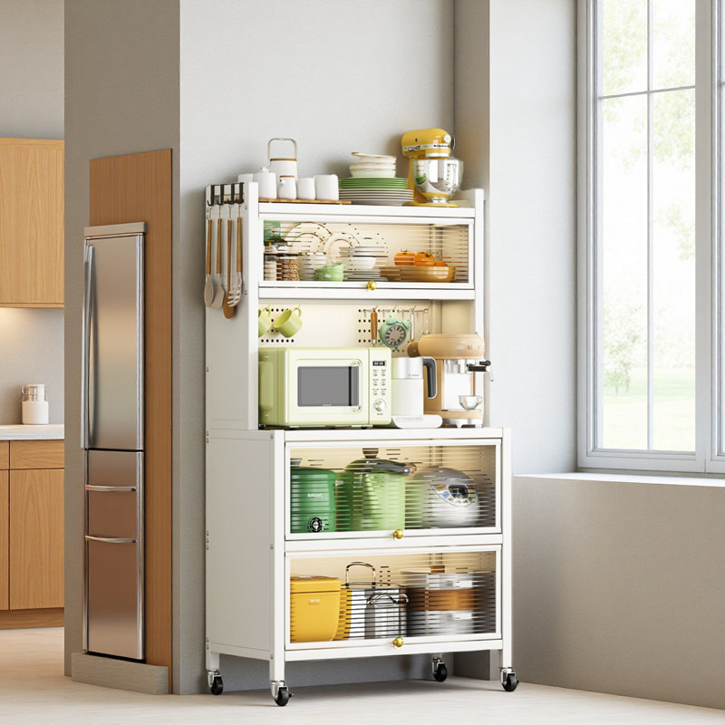 Armoire de rangement verticale Riggs, Blanc