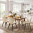 Upholstered Dining Chairs Faux Leather Side Chair With Metal Frame-892665399