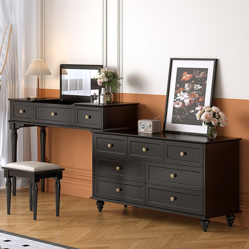 Makeup Vanity with Light mirror,9 drawers
