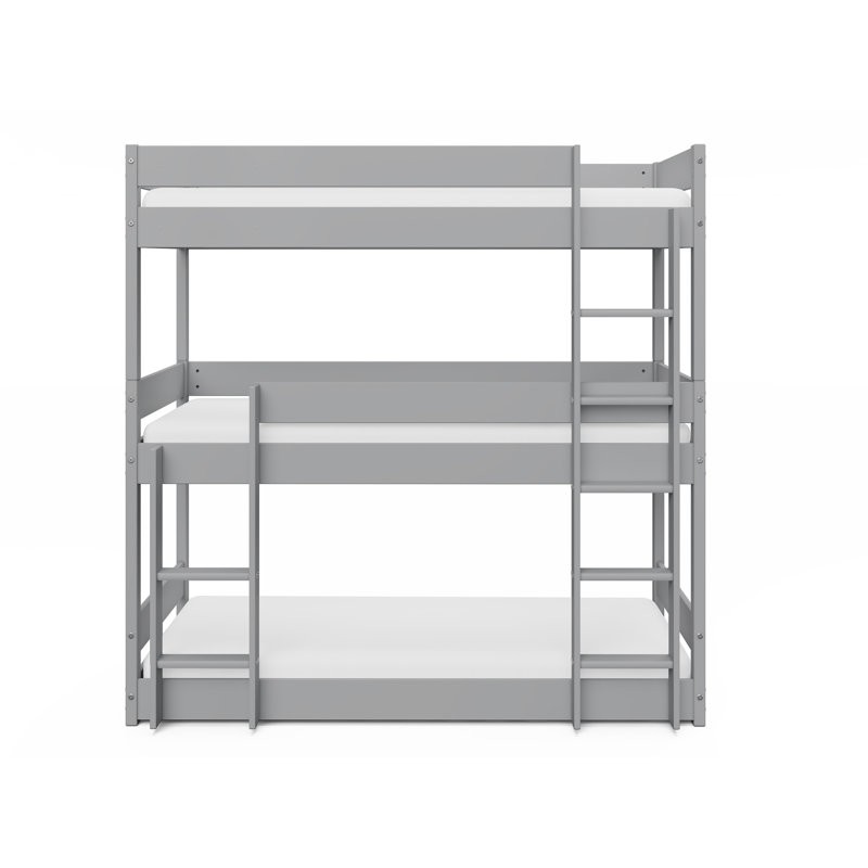 Kansas 90 X 190cm Bunk Bed, Grey