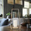 Lanterne de table en aluminium 16 po