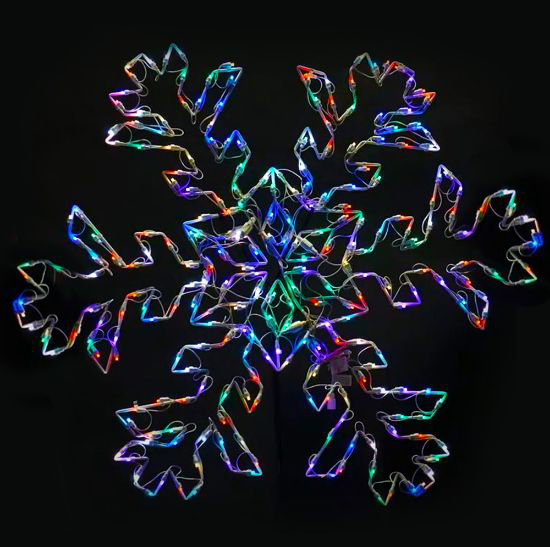 Snowflake Dendrite LED Pure White 48 in