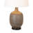 Timeless Coastal Elegance Resin Table Lamps Set of 2 in Grey Brown with Soft Linen Shades and Convenient 3-Way Switch for Customizable Warm Ambient Lighting