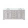 Currahee 72'' Free-standing Double Bathroom Vanity with Engineered Stone Vanity Top