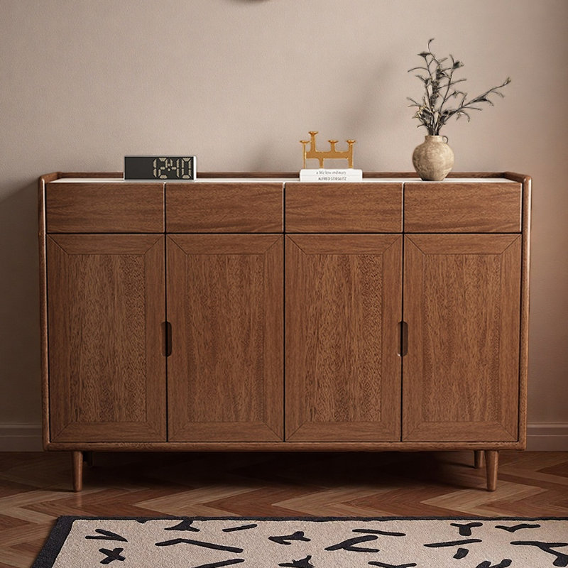 Retro style fashionable storage shoe cabinet