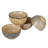 Floral Mosaic Stoneware Bowl Set
