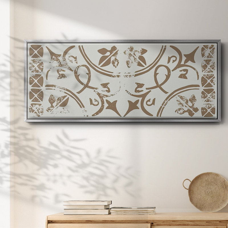 Ceramic Tile Collection - Framed Canvas, 8" H x 20" W