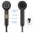 Professional Ionic Hair Dryer, Powerful 1800W Fast Drying Low Noise Blow Dryer with 2 Concentrator Nozzle 1 Diffuser Attachments for Home Salon Travel-116784221