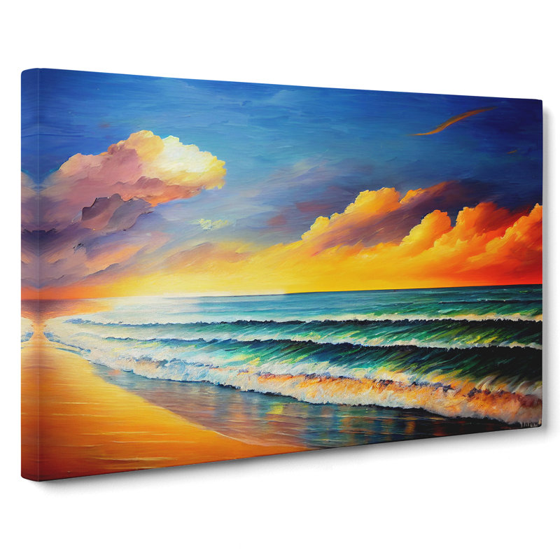 Beach View Vol.6 - Wrapped Canvas, 50cm H x 76cm W x 3cm D