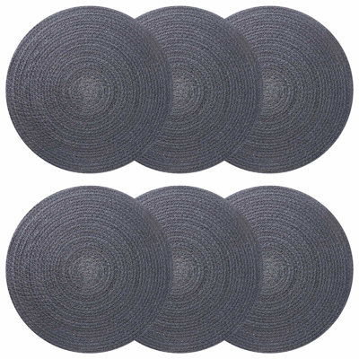  Jute Placemets 100% Tossa Jute Home Decor Table Setting Eco-Friendly