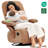 Lullacloud Manual Nursery Glider Chair With Multi Position Armrests And Adjustable Headrest - Brown-126486574