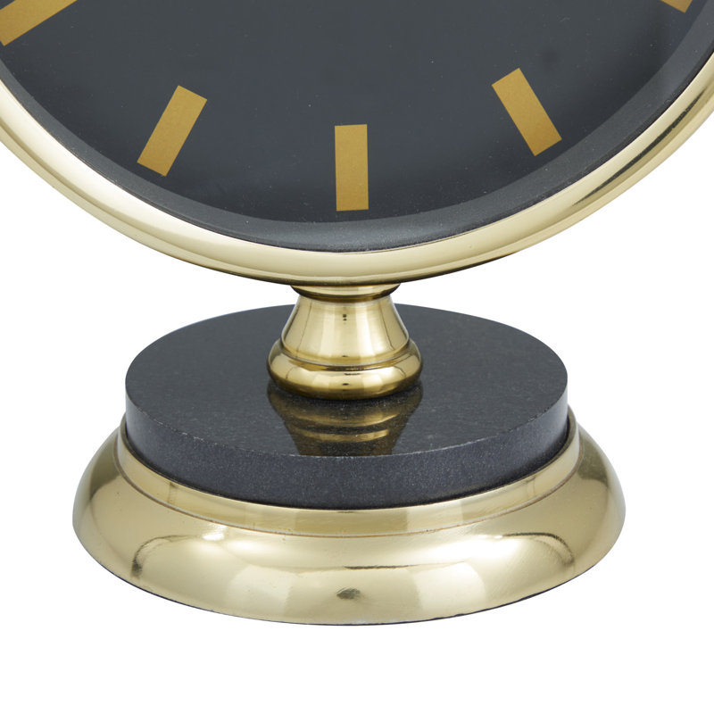 Horloge de table en acier inoxydable Appomattox