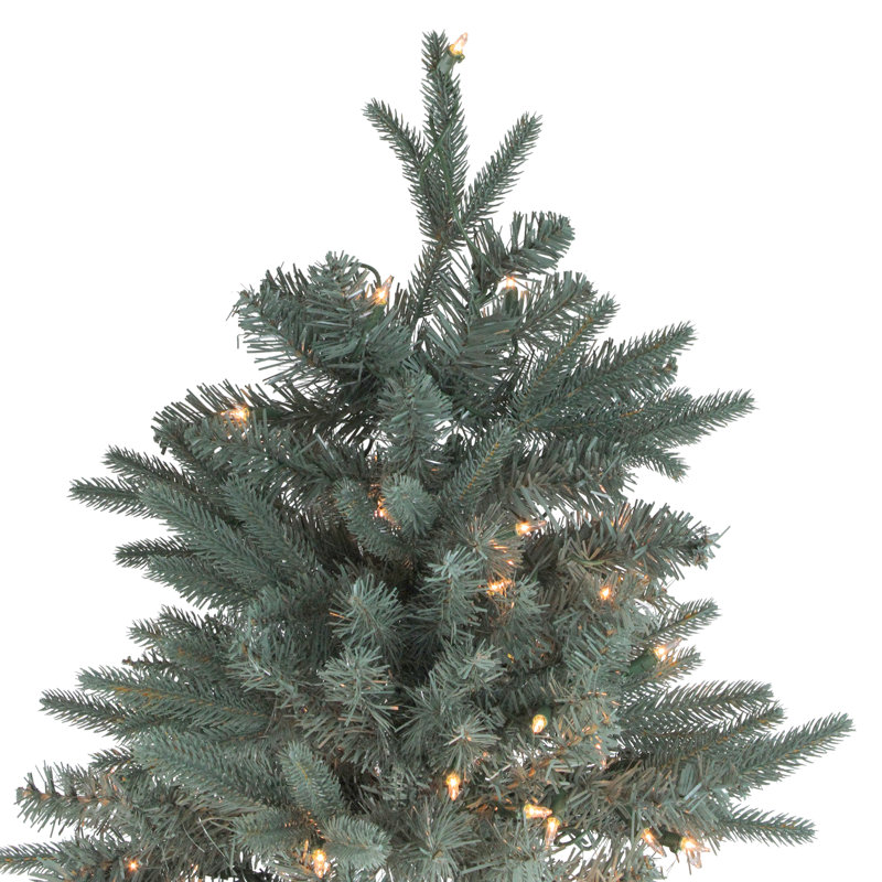 Washington Frasier Slim 9' Green Fir Artificial Christmas Tree with 900 Clear Lights