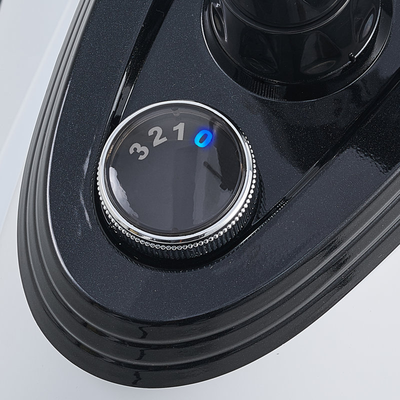 Cuiseur à vapeur professionnel True & Tidy Pro avec paquets de détartrant 3 pièces, blanc