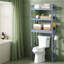 Rangement au-dessus de la toilette à 3 niveaux avec tablette réglable (l 25 po x H 67 po)-1875811568-1869969779