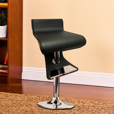 Élégant tabouret de bar pivotant à arc réglable noir de conception ergonomique, pour les sièges de style ovale à 360 ° de style américain, pour la cuisine et le café