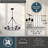 6 - Light Dimmable Wagon Wheel Chandelier