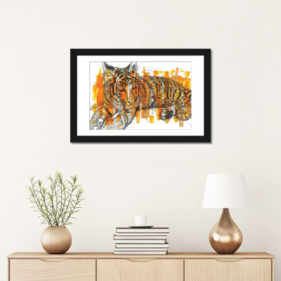 Impression sur toile tigre