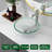 16.5" Circular Glass Bathroom Sink Vessel Sink with Pop-Up Drain and Faucet Combo