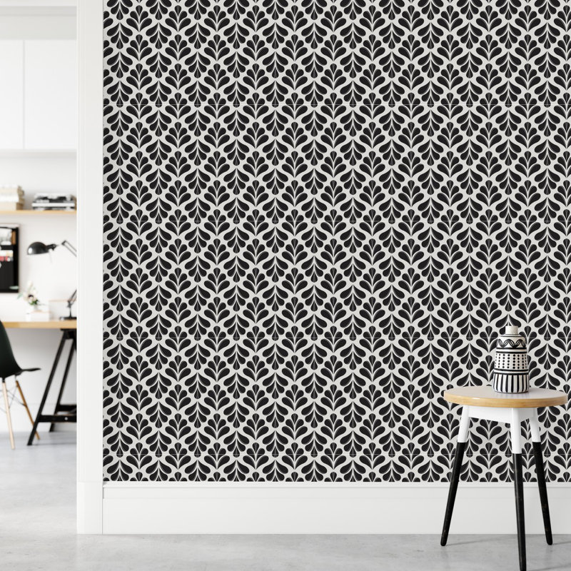 Floral Tile, 2.08' W x 10.42' L