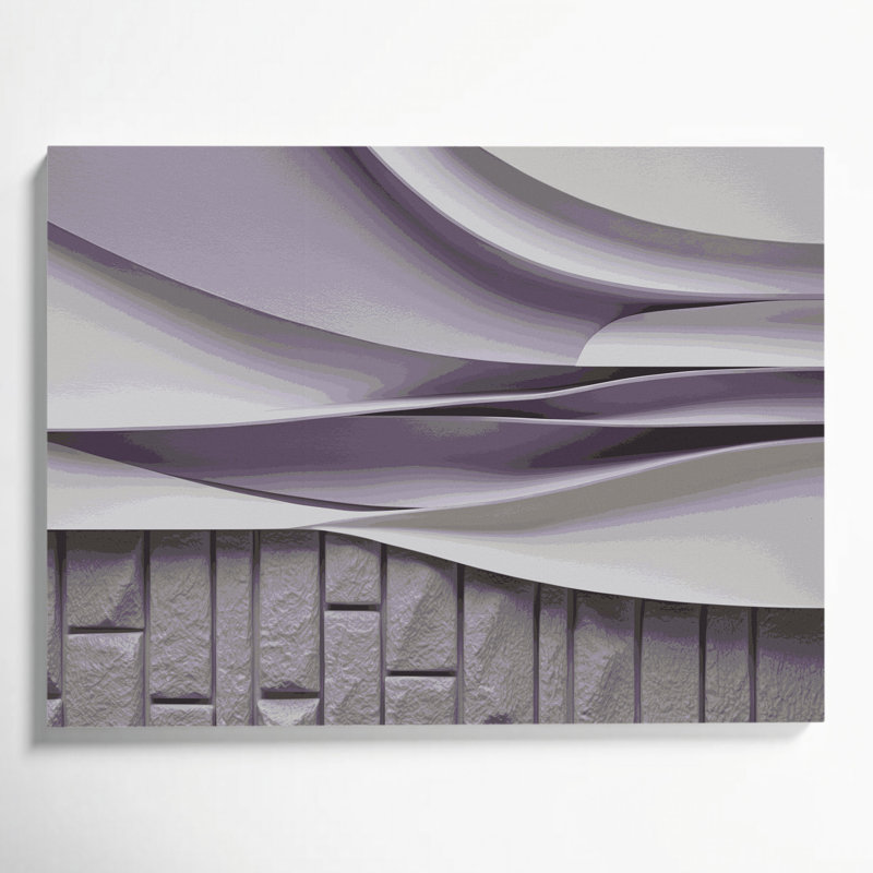Minimalisme 43, art mural sur toile rose, H 11 po x l 14 po